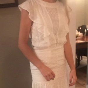 Chelsea & Violet Romantic French White dress
